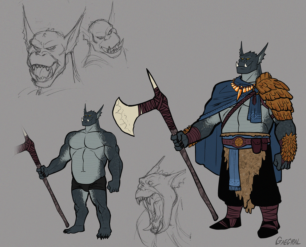 Orc concept by Gaegral on DeviantArt