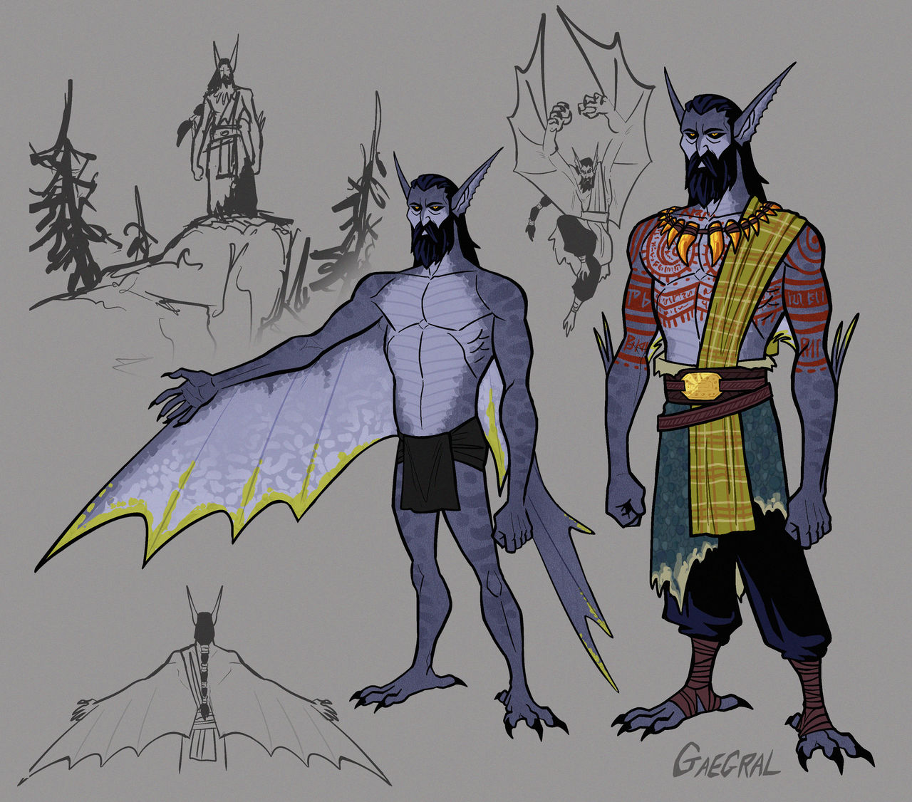 Alternative Drow Features Drow concept by Gaegral on DeviantArt