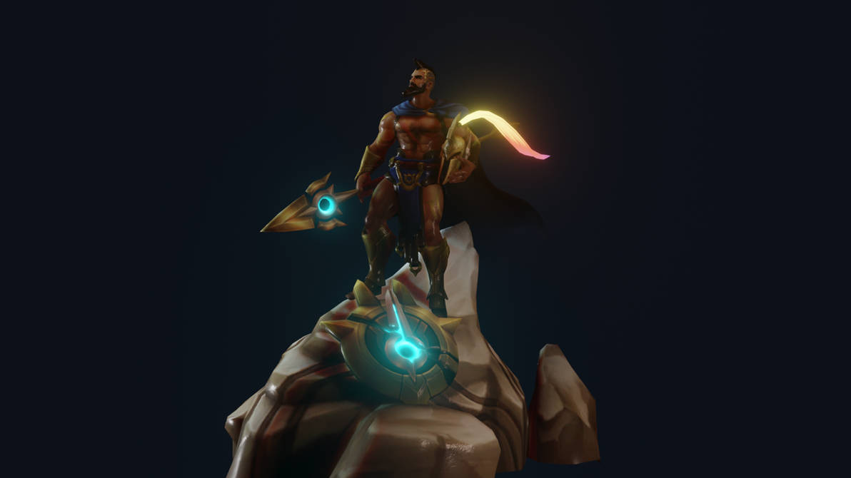 league of legends pantheon Model by nampukkkk on DeviantArt