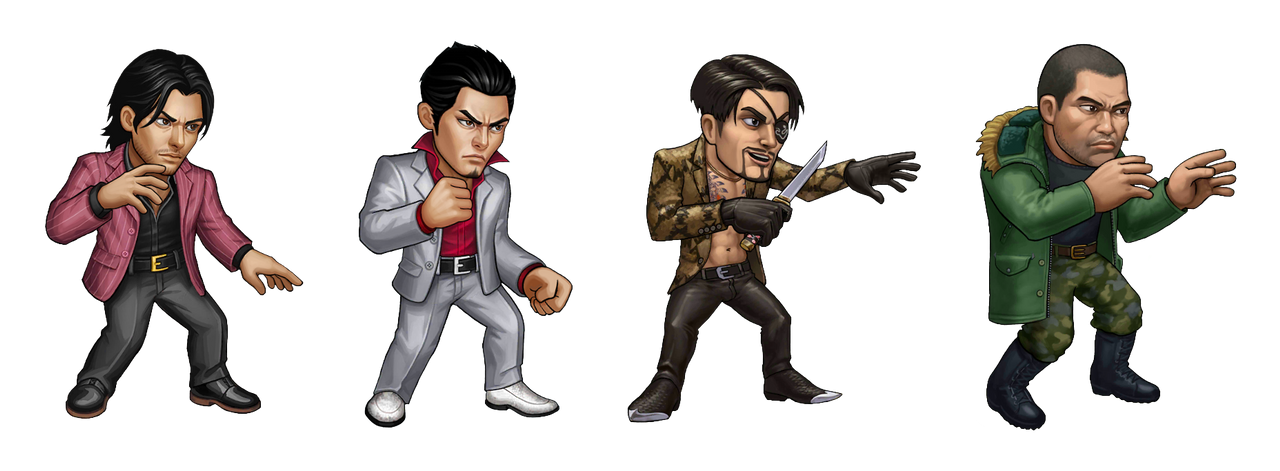 SEGA Heroes - Cut-Outs - Yakuza