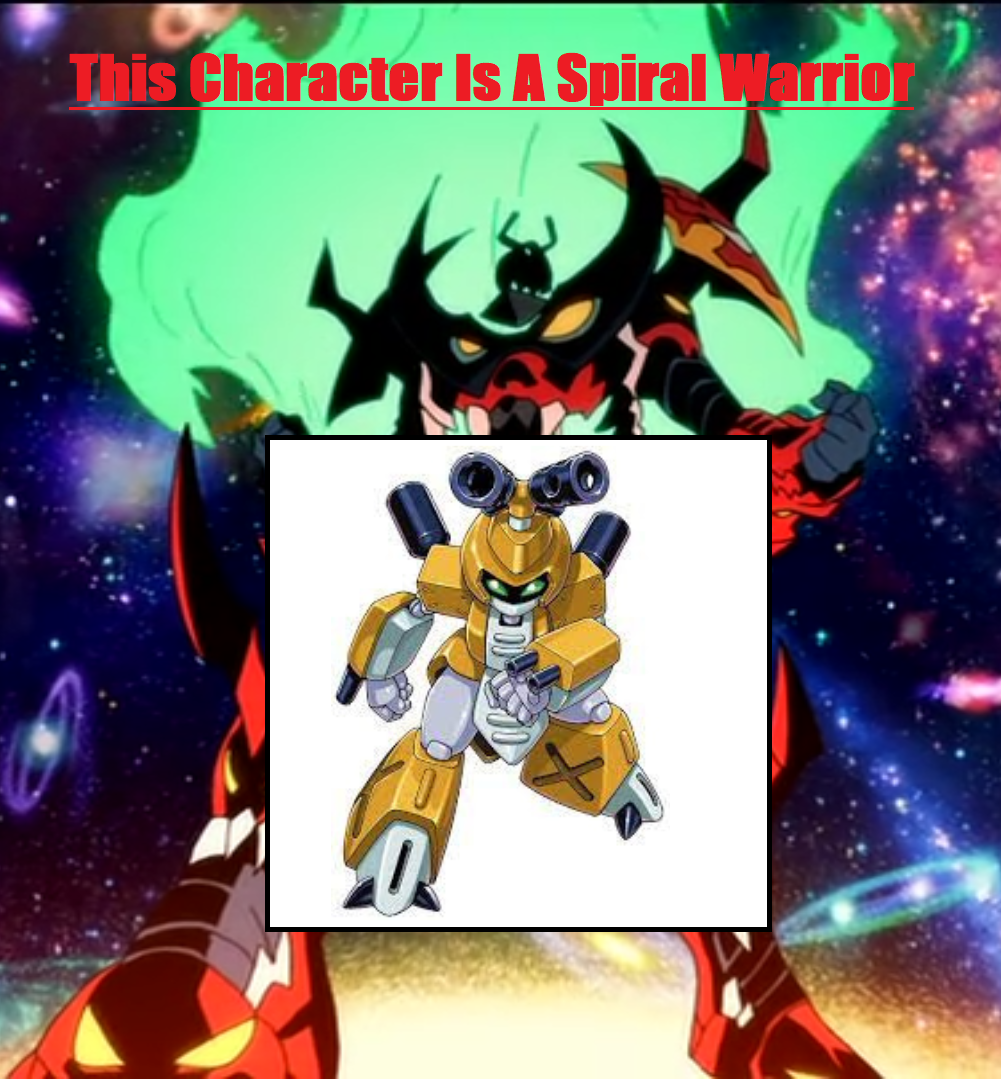 Metabee is a Spiral Warrior