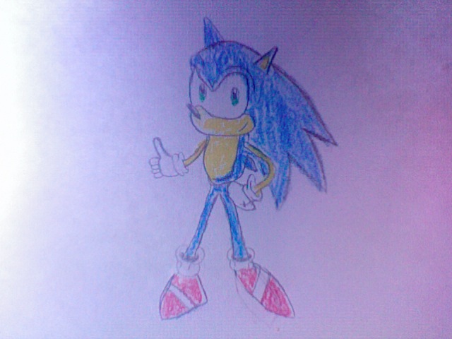 what my cousin drew (sonic)