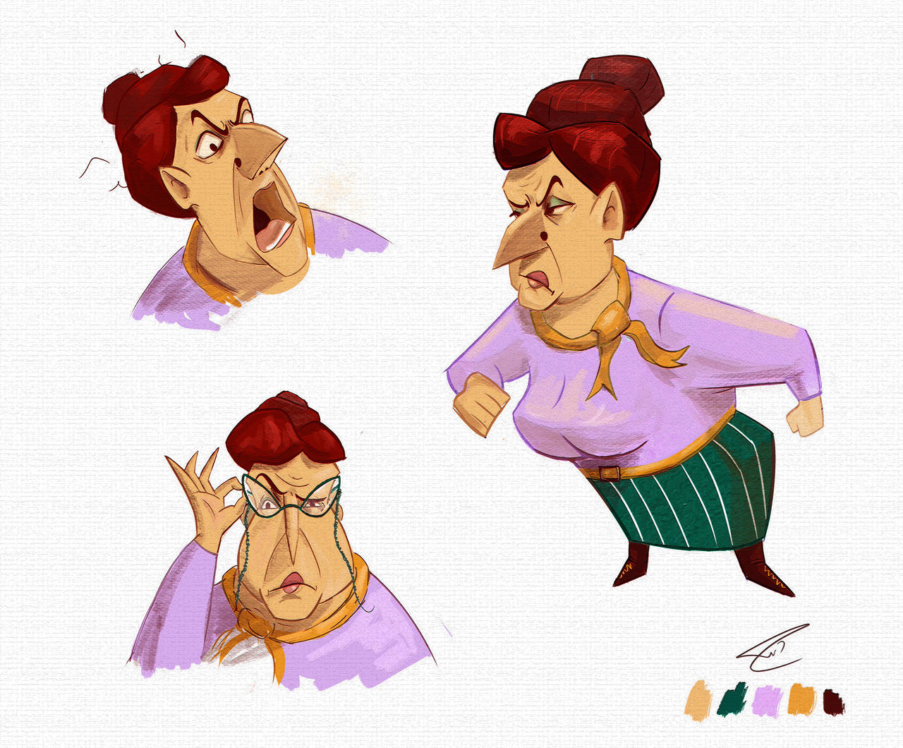 Mrs Angry by dinahassan7 on DeviantArt