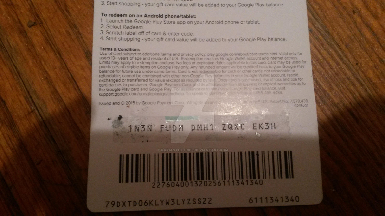 25 Google Play Gift Card Code Giveaway By Darianthetiger On Deviantart
