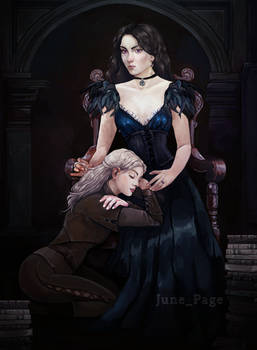 Ciri and yennefer