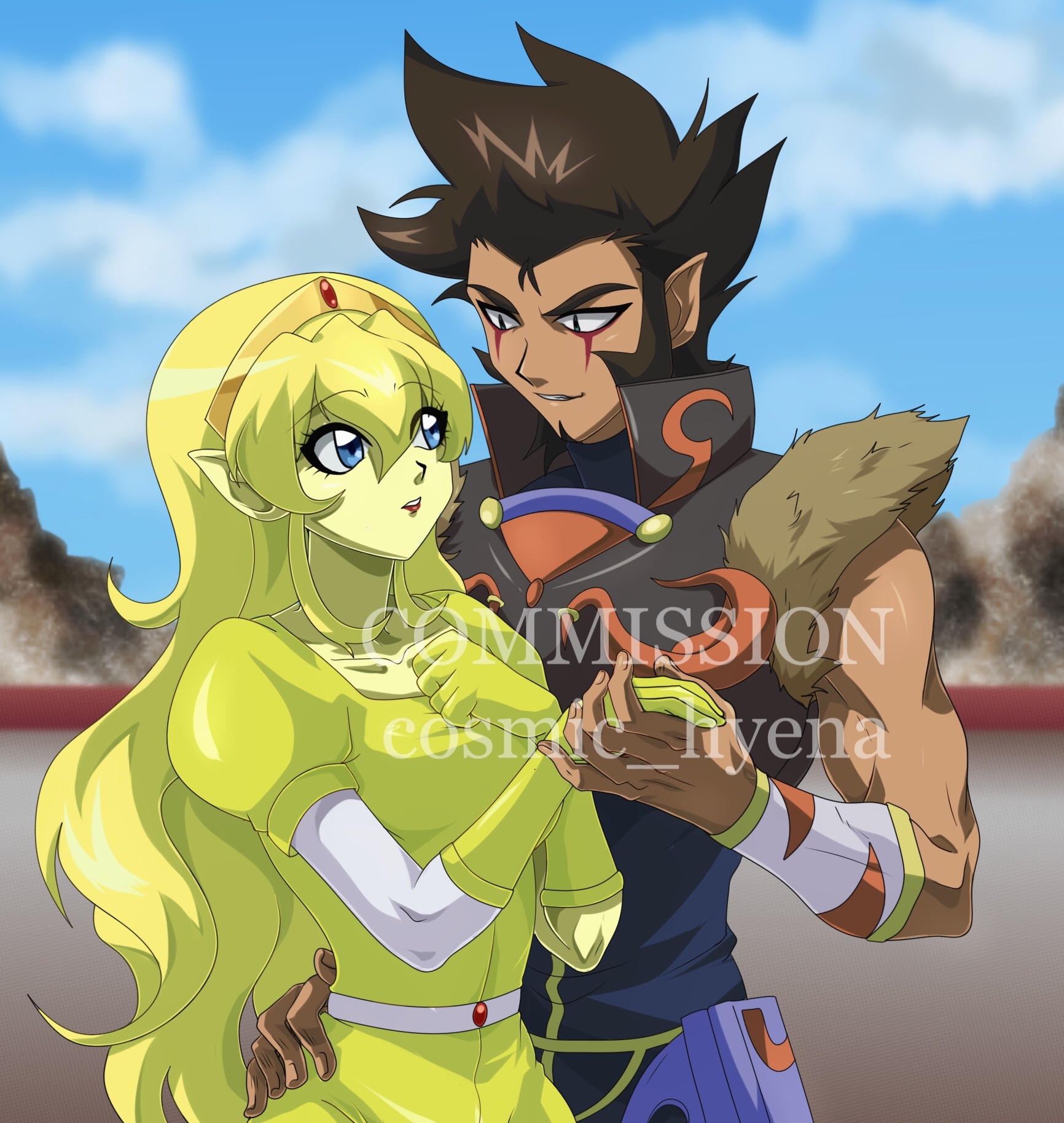 scan2go ryu kaizel x oc by cosmichyena3 on DeviantArt