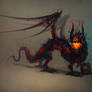 Dragon. Demon guard