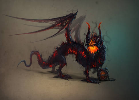 Dragon. Demon guard