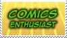 Comics Enthusiast Stamp