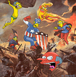 Invaders simpsons