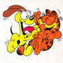 Garfield y Odie