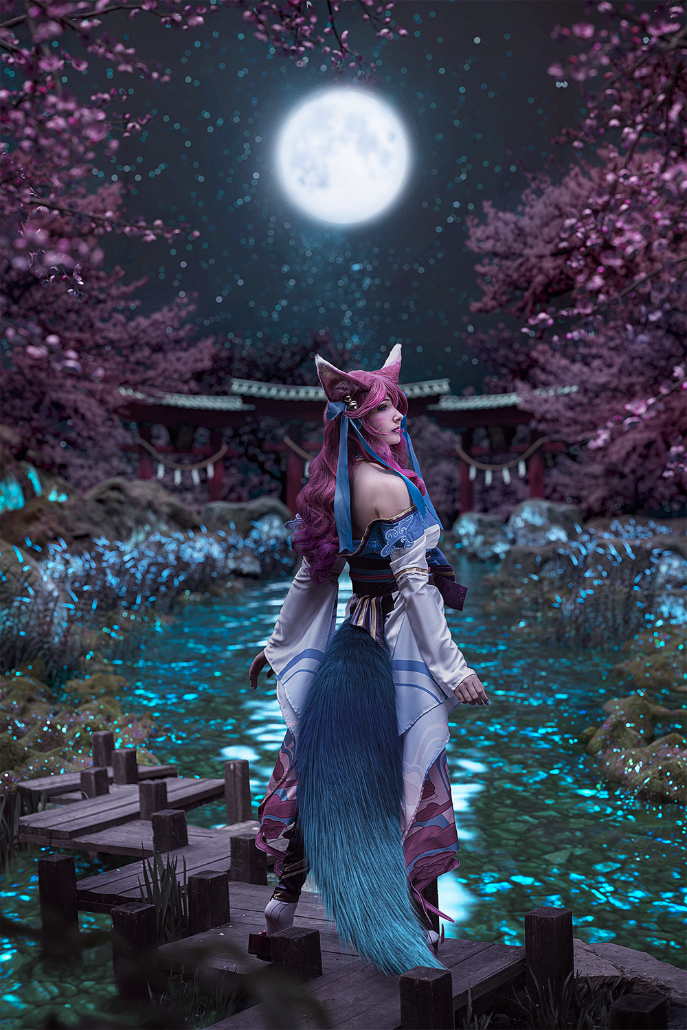 Spirit Blossom Ahri cosplay by BellatrixAiden by bellatrixaiden on