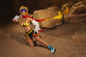 Rikku cosplay (Final Fantasy)