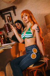 Nami cosplay (One Piece)