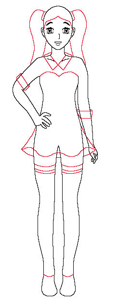 anime base dress outline by sollamagga on DeviantArt