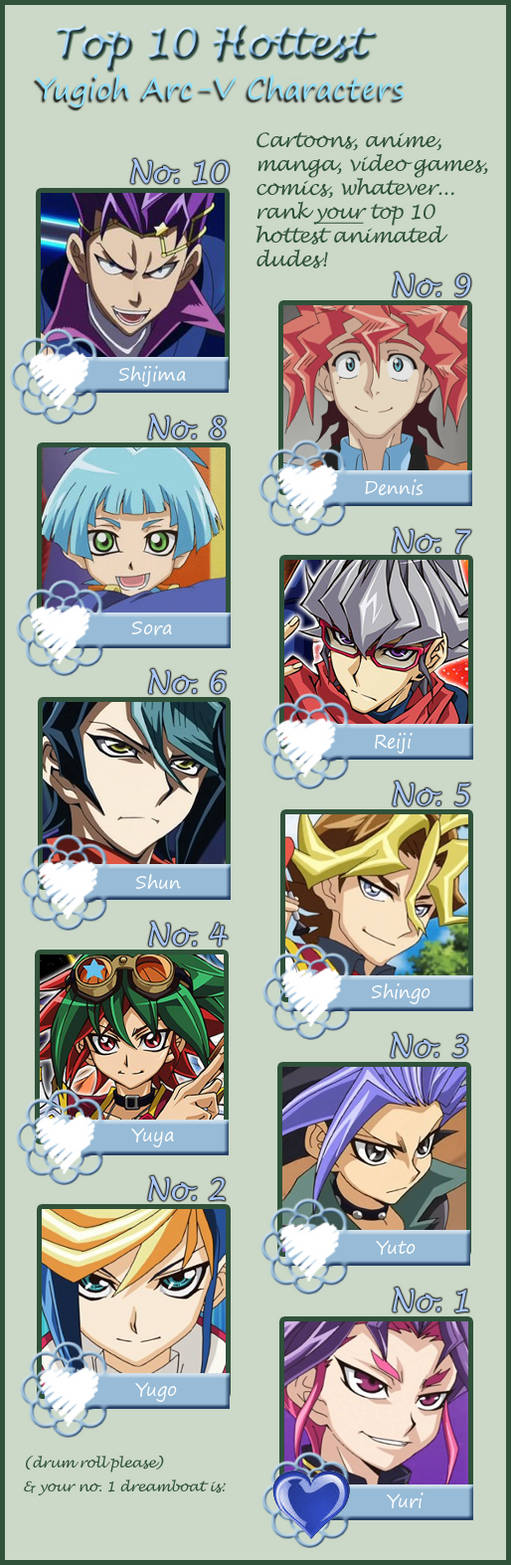Top 10 Hottest Yugioh Arc V Characters By X Kuraiko X On Deviantart Top 10 Hottest Yugioh Arc V Characters By X Kuraiko X On Deviantart