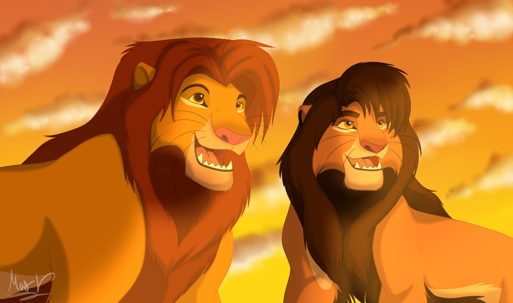 Morning lesson with Simba by MaxPaineVolumn