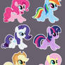 Mlp M6 - stickers