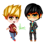 [COMMISSION] Chibi Carrington and Chibi August