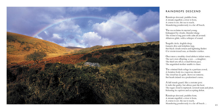 Raindrops Descend -by Cornish Poet Clive Blake