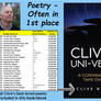 Clives Uni-Verse +bord -Clive's 100 best poems