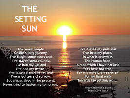 Funeral poem The Setting Sun by Cornish Poet Clive