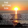 Funeral poem The Setting Sun +bord poet C Blake