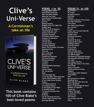 Clives Uni-Verse 100 poem contents - Clive Blake