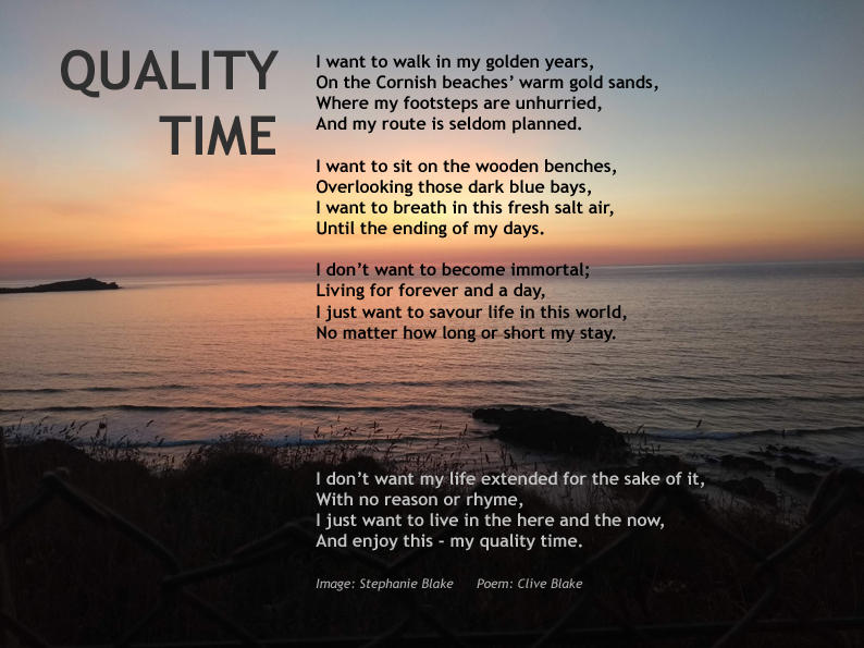 Quality Time poem by Cornish Poet Clive Blake by CliveBlake on DeviantArt