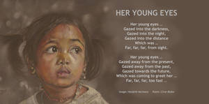 Her Young Eyes poem Clive Blake - Hendrik Hermans