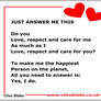Wedding Poem 25a -Just Answer Me This -Weddings