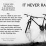 It Never Rains poem Clive Blake -Francis Sandbach
