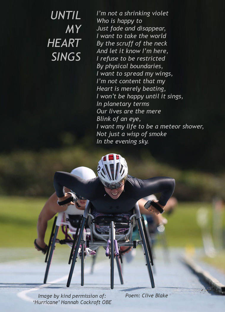 Disability poem Untill My Heart Sings -Clive Blake by CliveBlake on ...