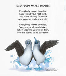 Blue Footed Boobies poem Everybody Makes Boobies