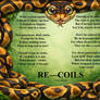 Snake poem Re-Coils by Cornish Poet Clive Blake