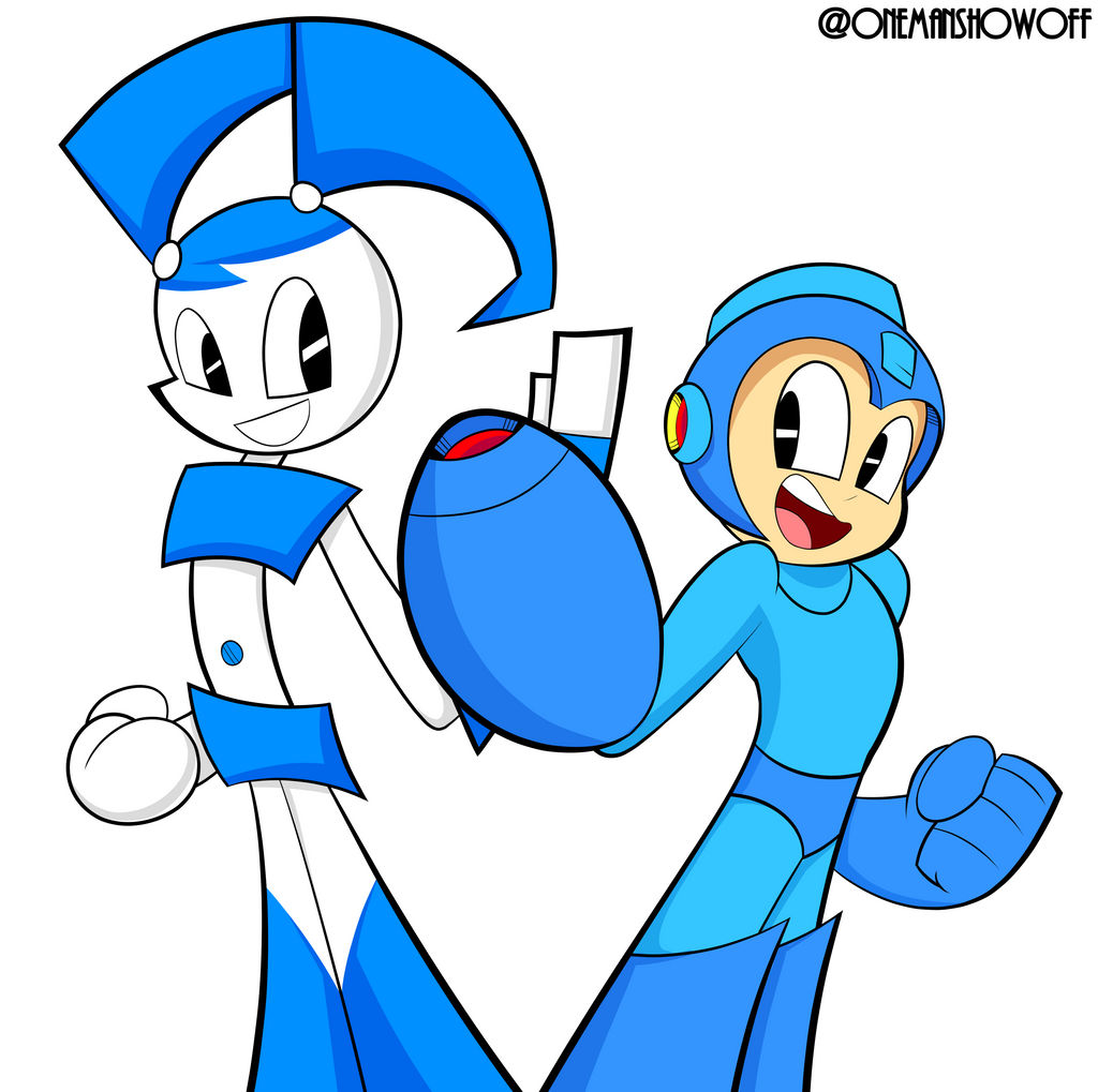 Jenny And Mega Man By Onemanshowoff On Deviantart