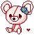 * FREE * Pink Pixel Bear Icon