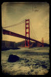 Vintage Golden Gate Bridge by JoKeR0720