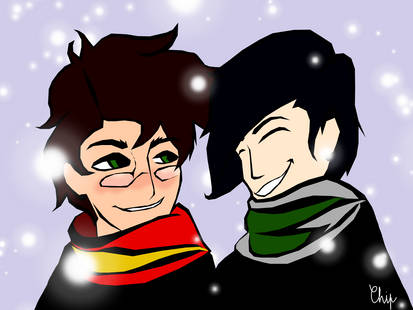Harry Potter- Christmas Drawing Fun by thalle-my-honey on DeviantArt