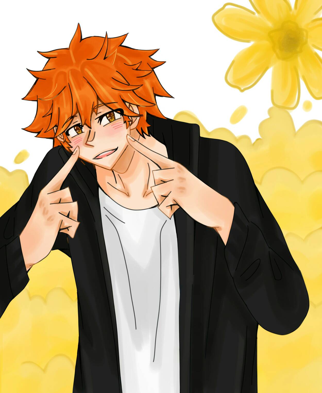 Hinata - Haikyuu commission by HirosIllustrations on DeviantArt