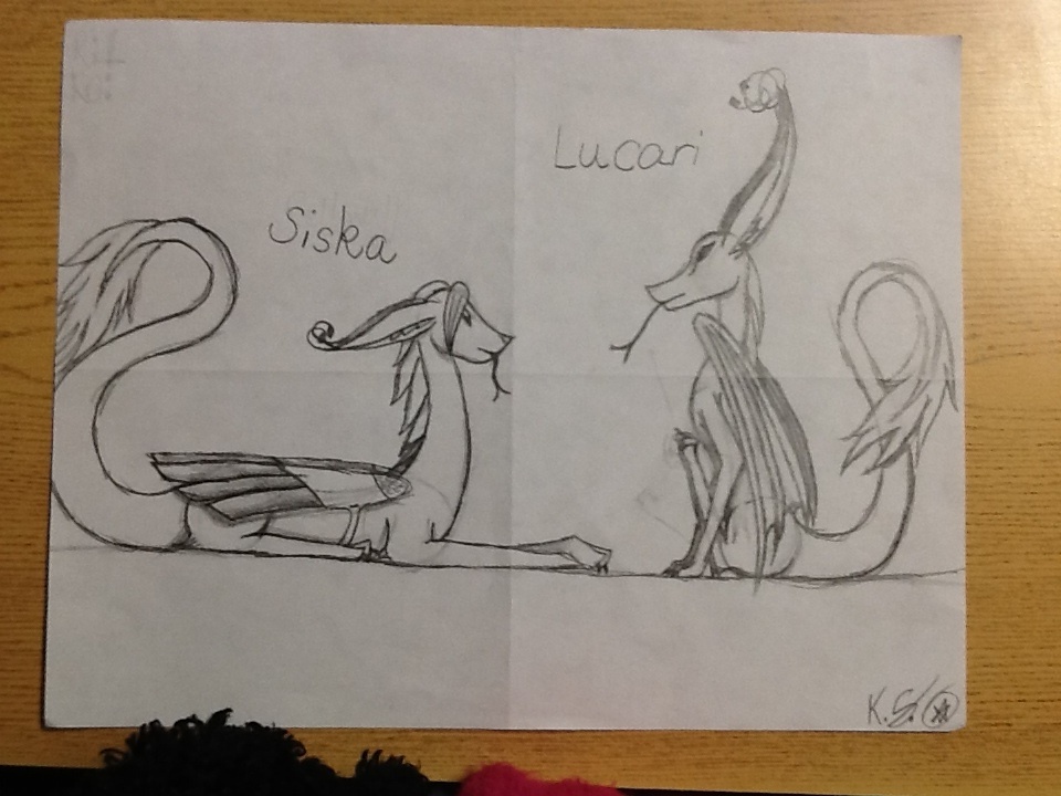 Dragon Twins. Siska and Lucari.