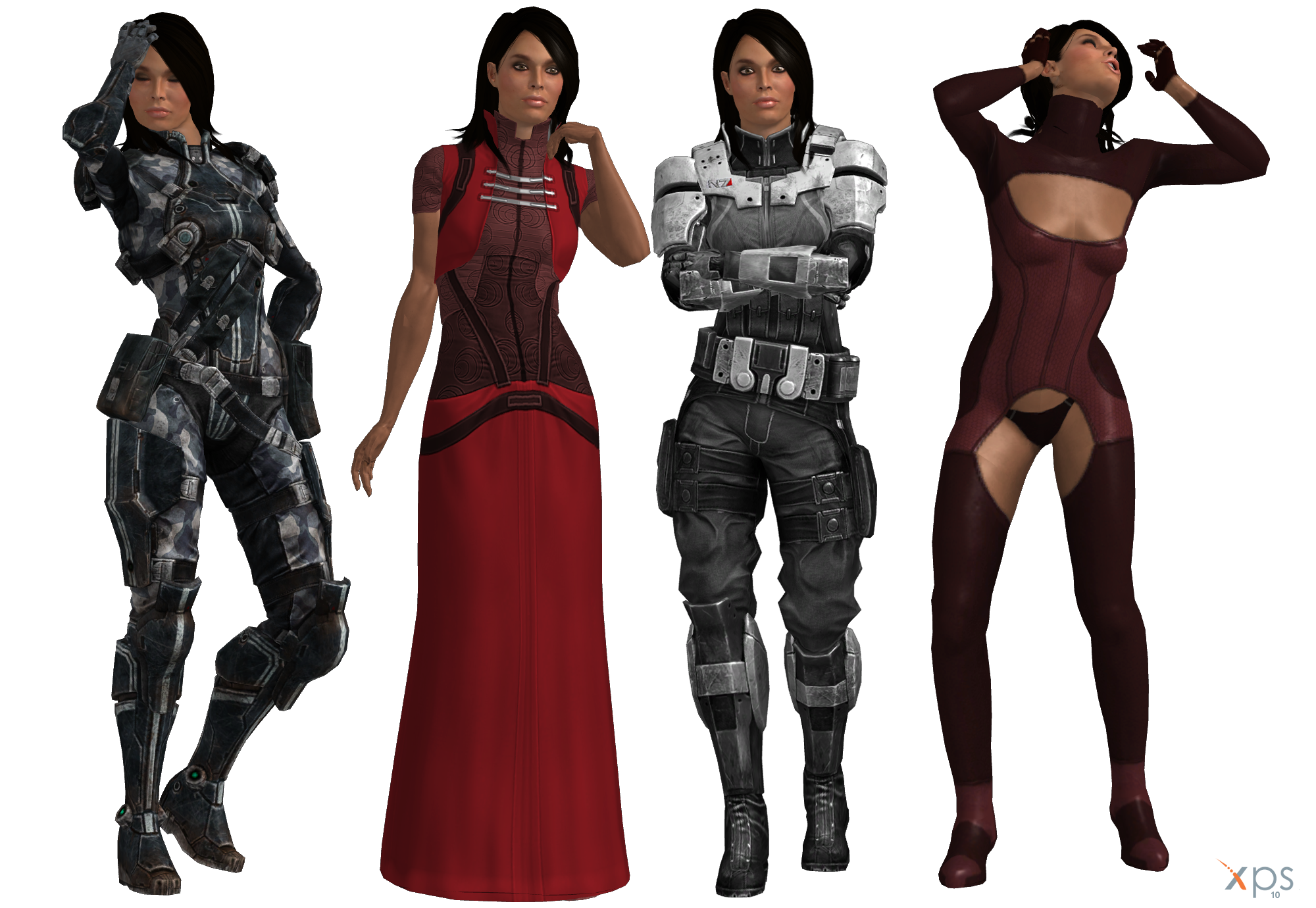 ME3 Ashley Outfits (XPS)