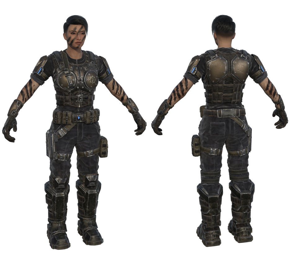 Gears 5 - COG Commando (Helmetless/Akagi) by OryctesNasicornis on ...