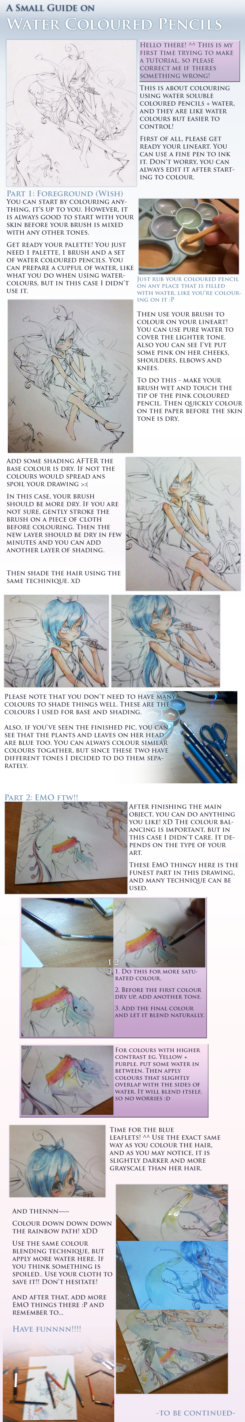 WaterColourPencil Guide: Part1