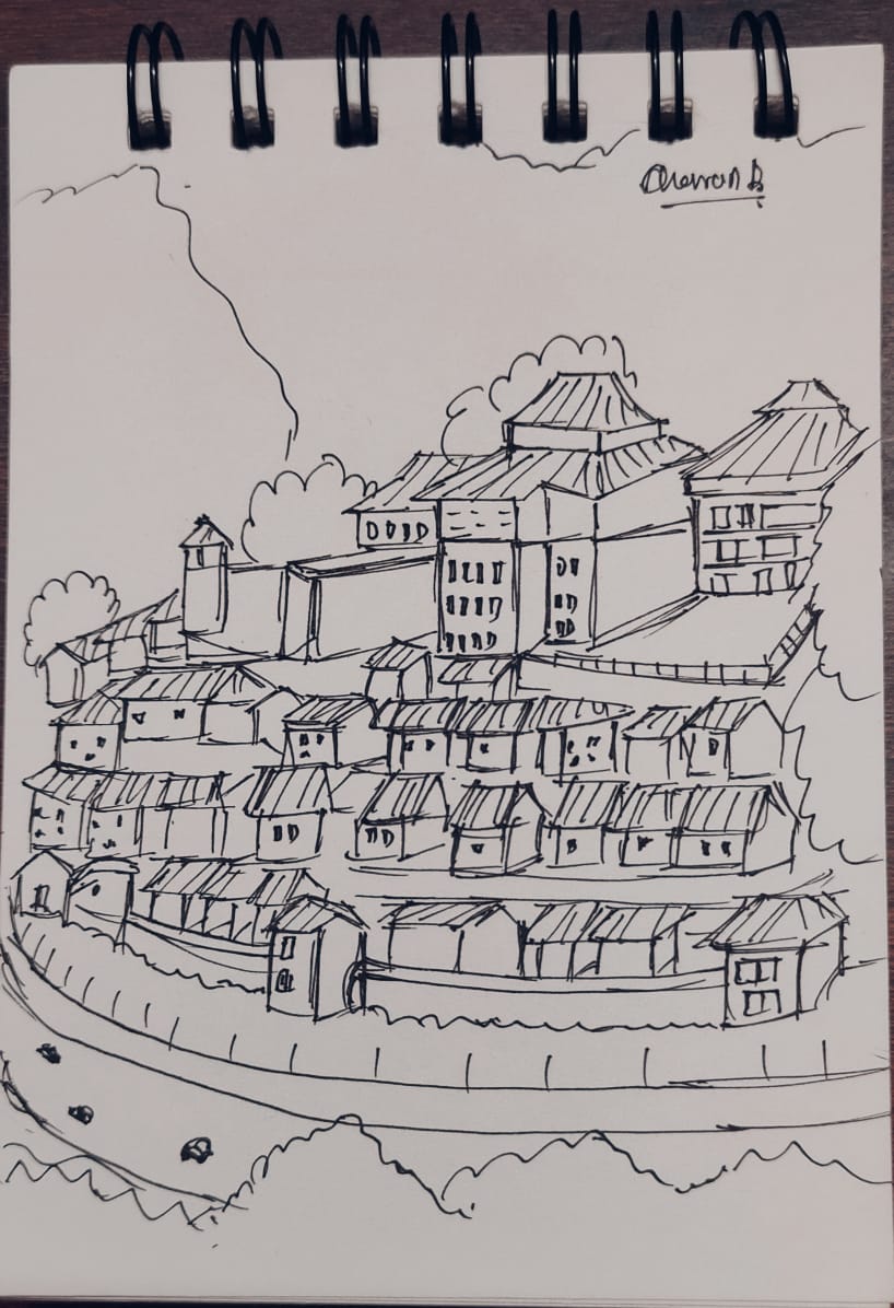 Monastery Outline Tawang Monastery by cluba25 on DeviantArt