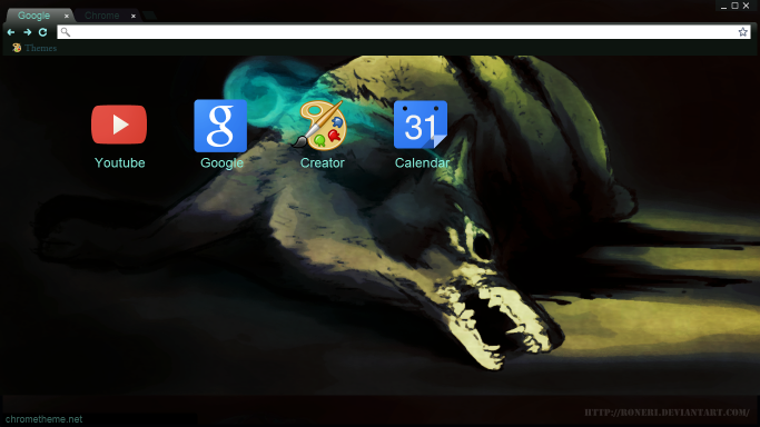 D-E-A-D Chrome theme