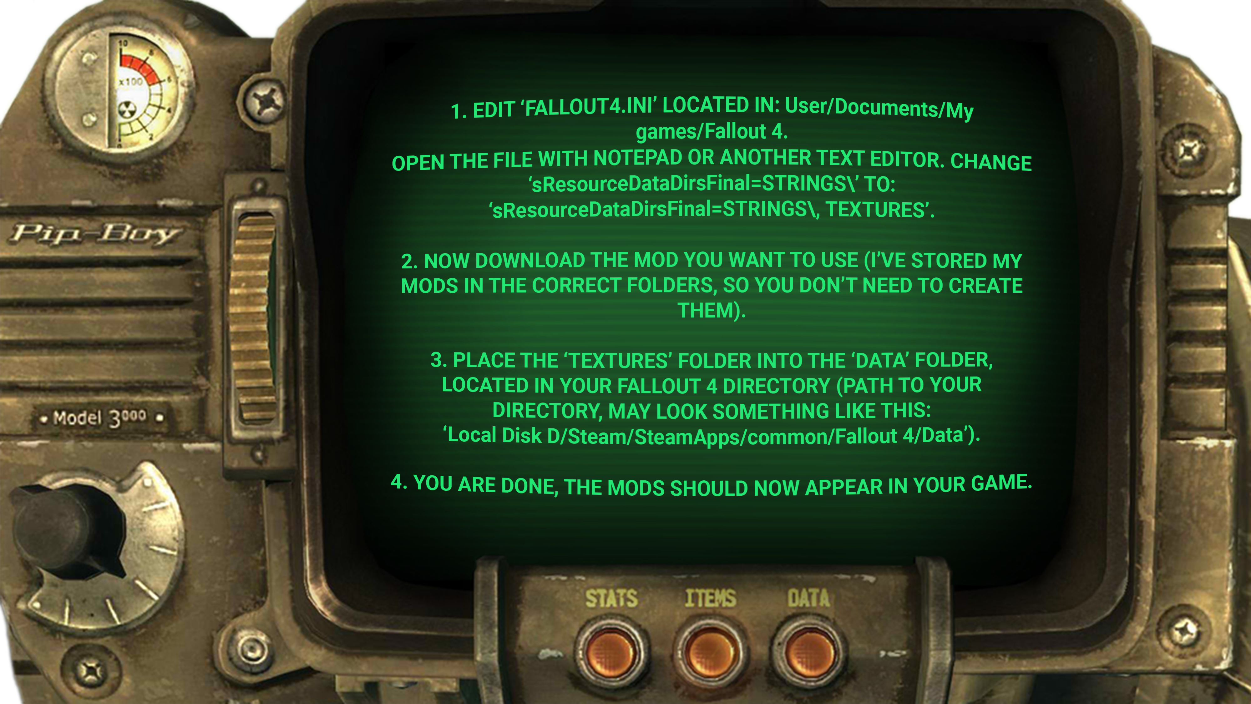 Fallout 4 Texture Modding Guide By Craftedlightning On Deviantart Fallout 4 Texture Modding Guide By Craftedlightning On Deviantart