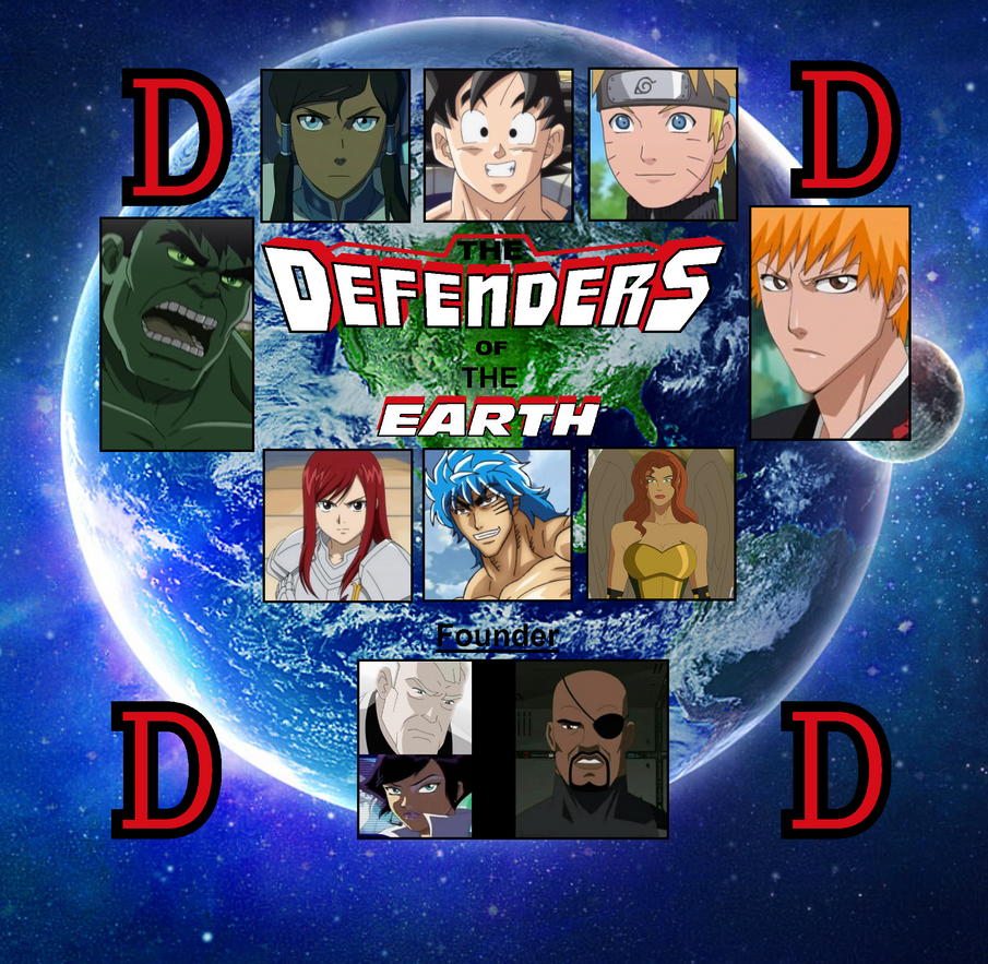 The team of Defenders of the Earth