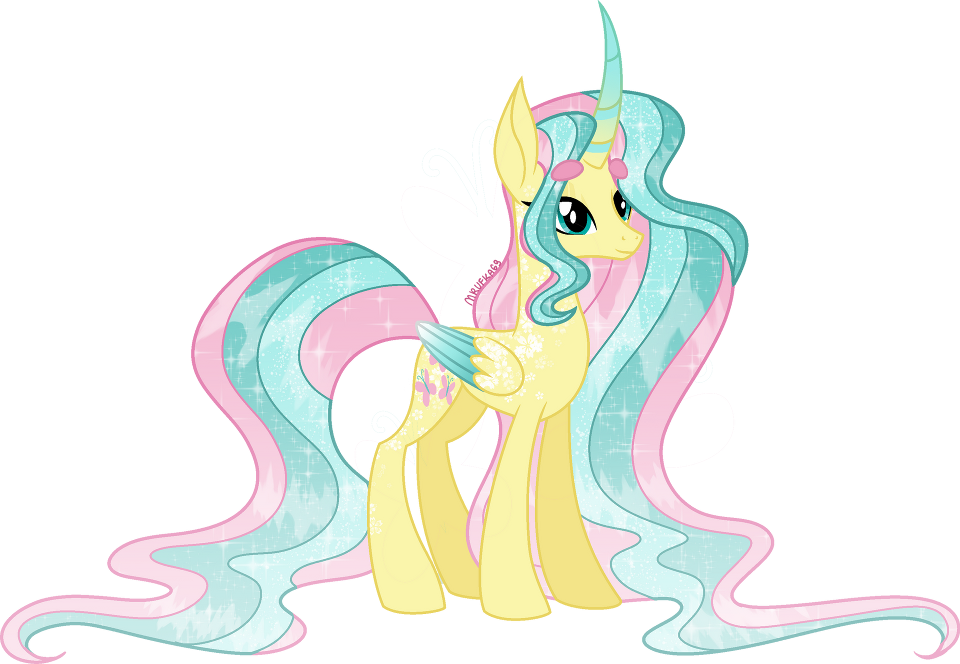 Flutterdaisy Fluttershy the Princess of Fauna and Flora 2.0 by Mrufka69 on DeviantArt