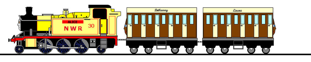 Alice and the Scenic Train by EvilInsideBray on DeviantArt